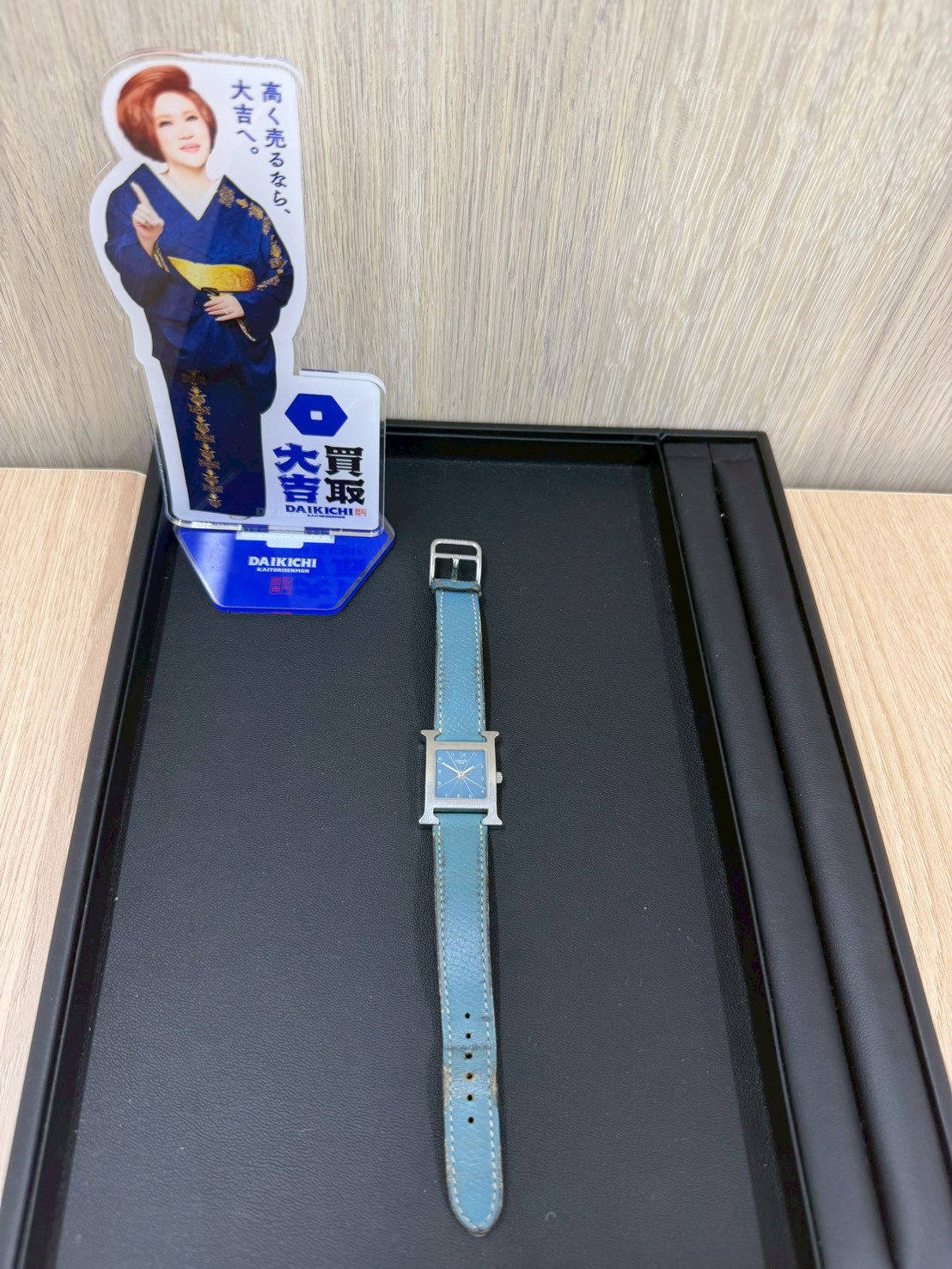 HERMES Hウォッチ ブルージーン